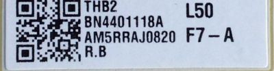 FUENTE DE PODER LED DRIVER  PARA TV SAMSUNG / NUMERO DE PARTE BN4401118A / BN44-01118A / L50F7_AHS / BN44-01118A / PANEL CY-QA050HHAV1H / DISPLAY T500QVN04.5 / MODELOS QN50LS03 / QN50LS03AAFXZX AG04 / QN50LS03AAFXZA AG04 - Imagen 2